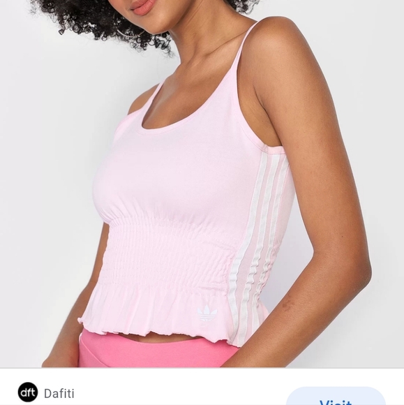 adidas Tops - Adidas Gathered Tank Top